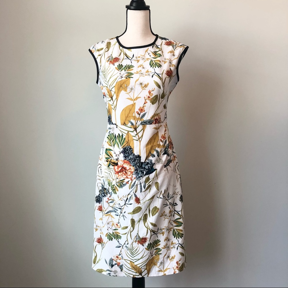 Ann’s Street Floral Sheath Dress